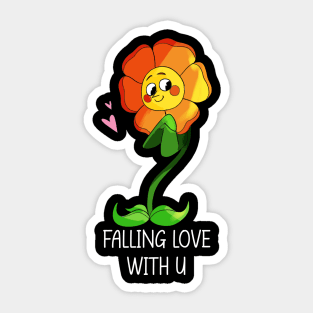 FALLING LOVE WITH U Sticker